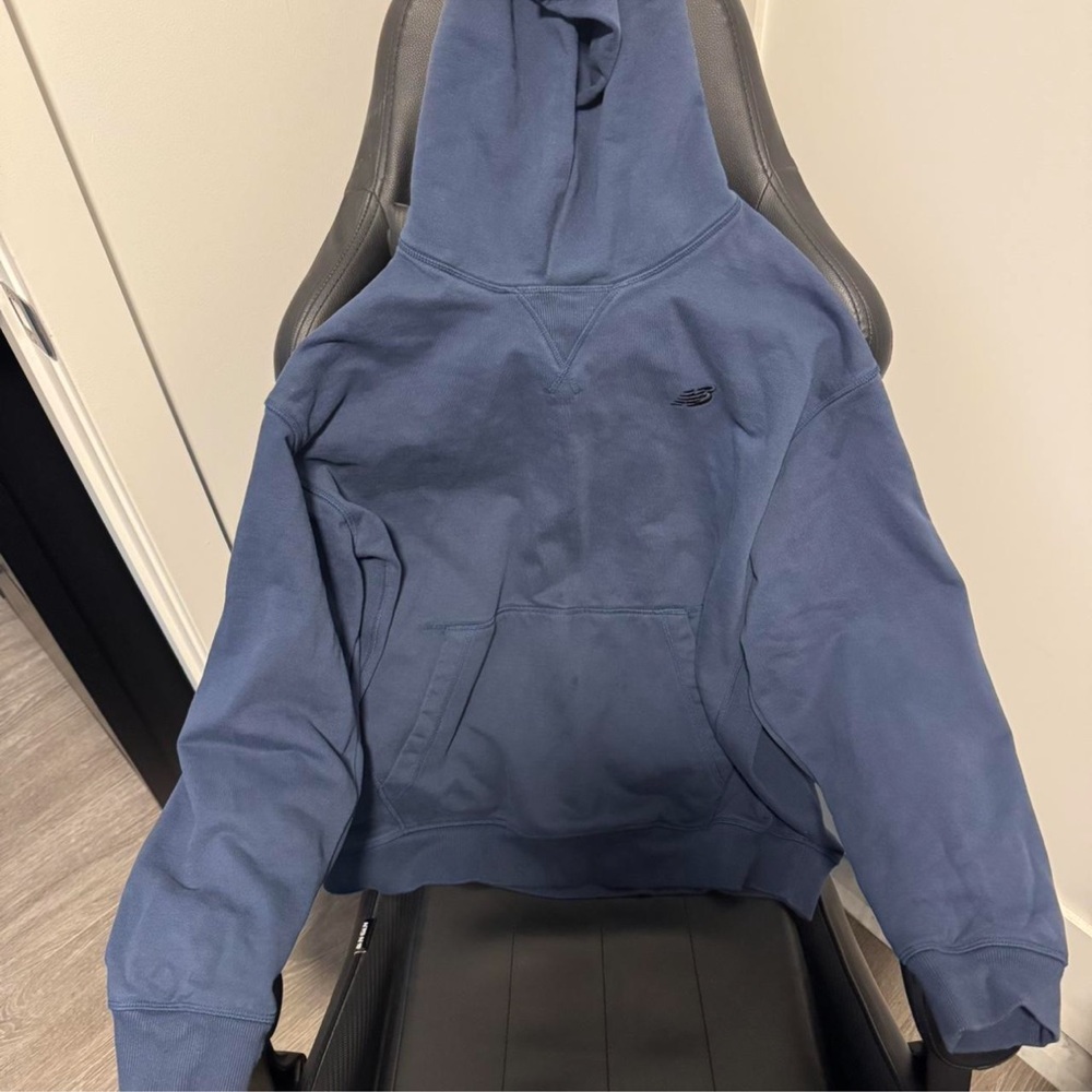 New Balance Navy French Terry hoodie